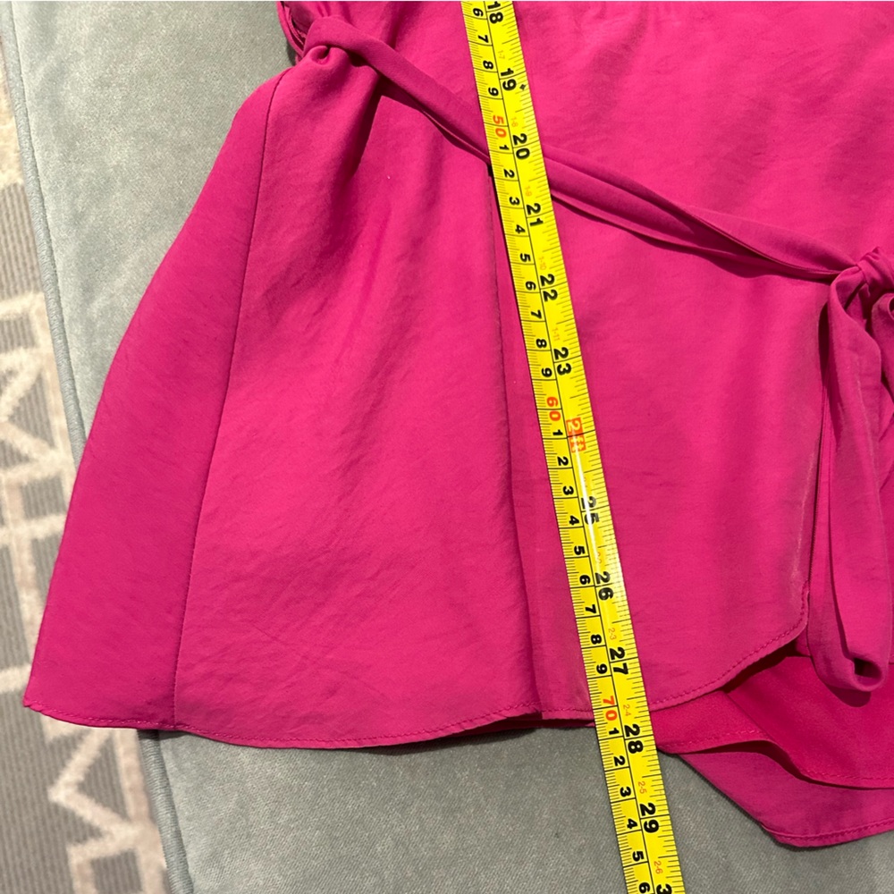 H by Halston Pink Ruffle Blouse - Picture 7 of 8